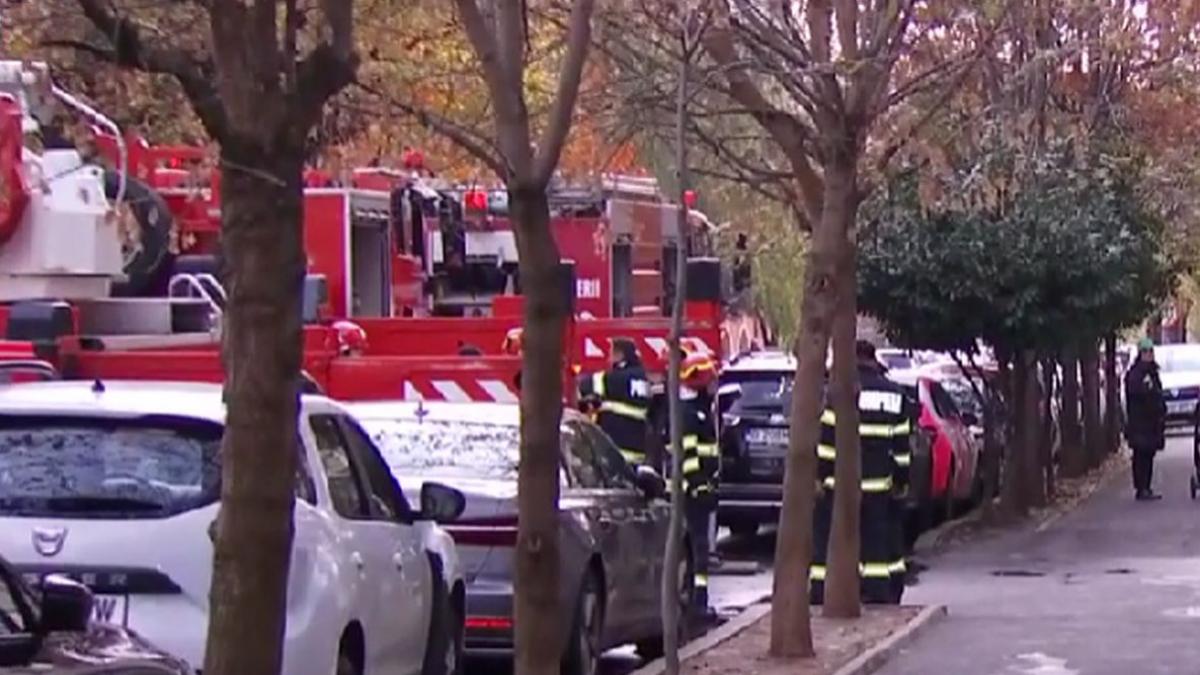 incendiu imobil zona lux bucuresti zeci de persoane evacuate
