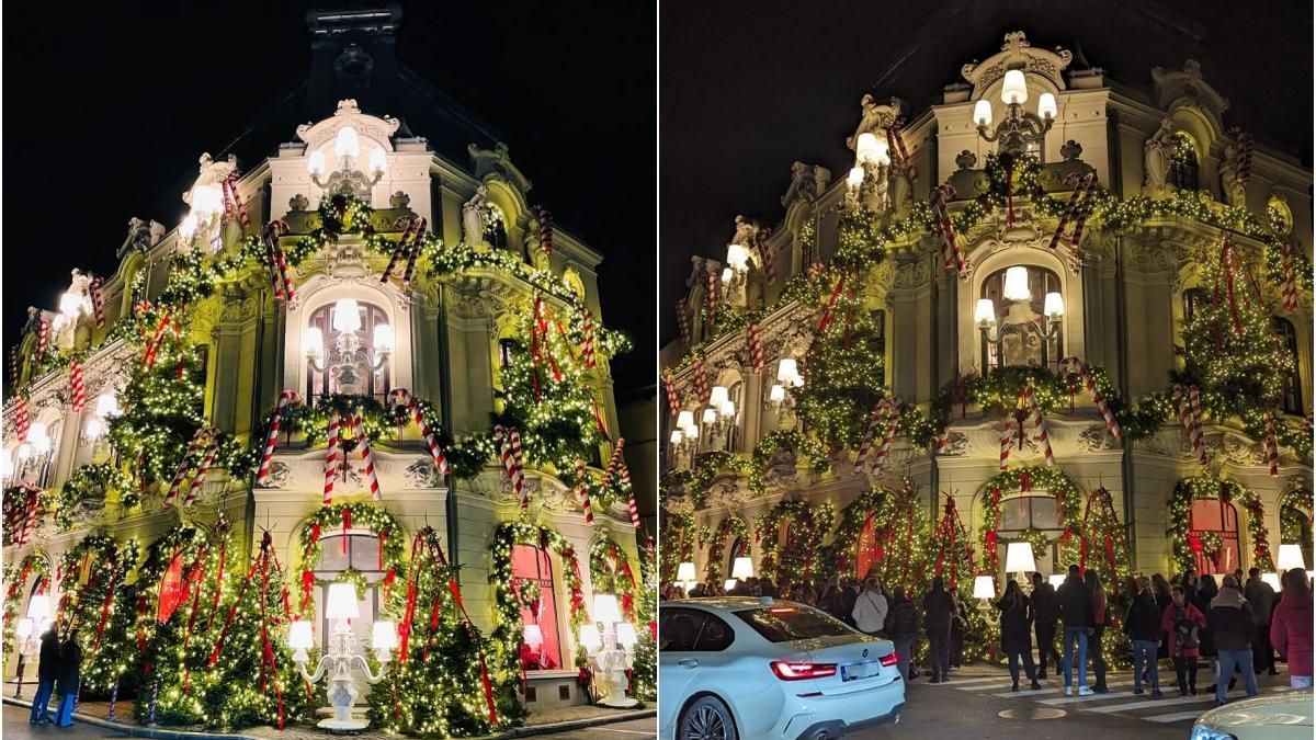 casa bucuresti celebra decorata craciun mii oameni poze