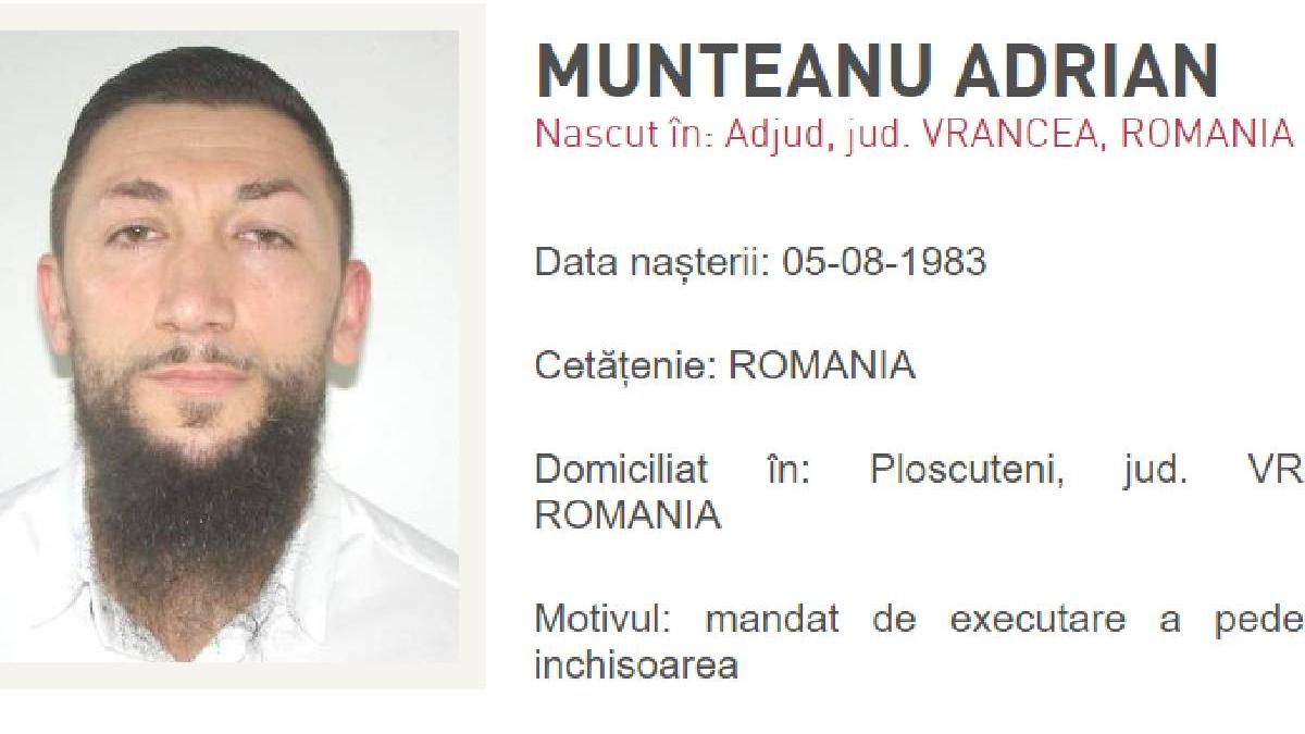 Proxenet din Vrancea, urmărit internațional de două ori. El și gruparea lui au primit 83 de ani de pușcărie