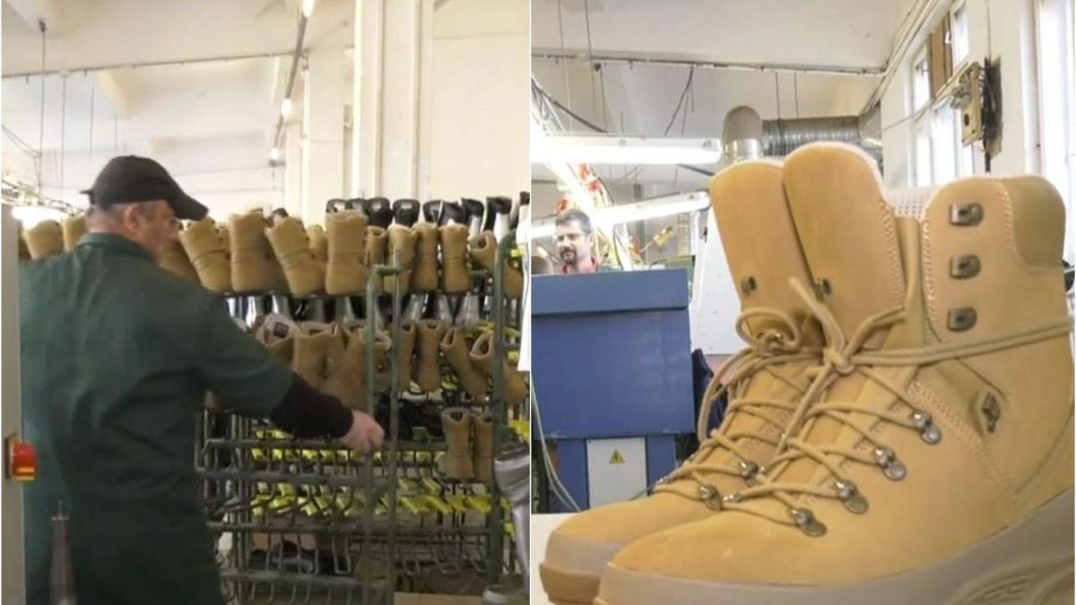 fabrica romania produce bocanci soldati armata austria