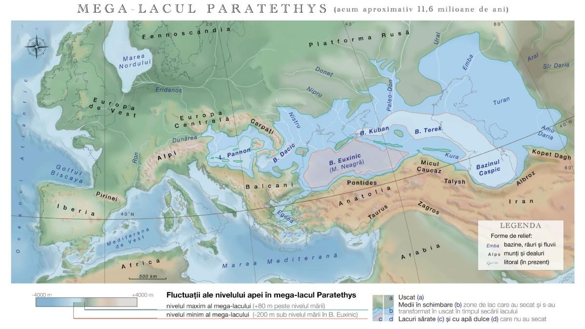 cercetatori romani cartea recordurilor proportii lac paratethys