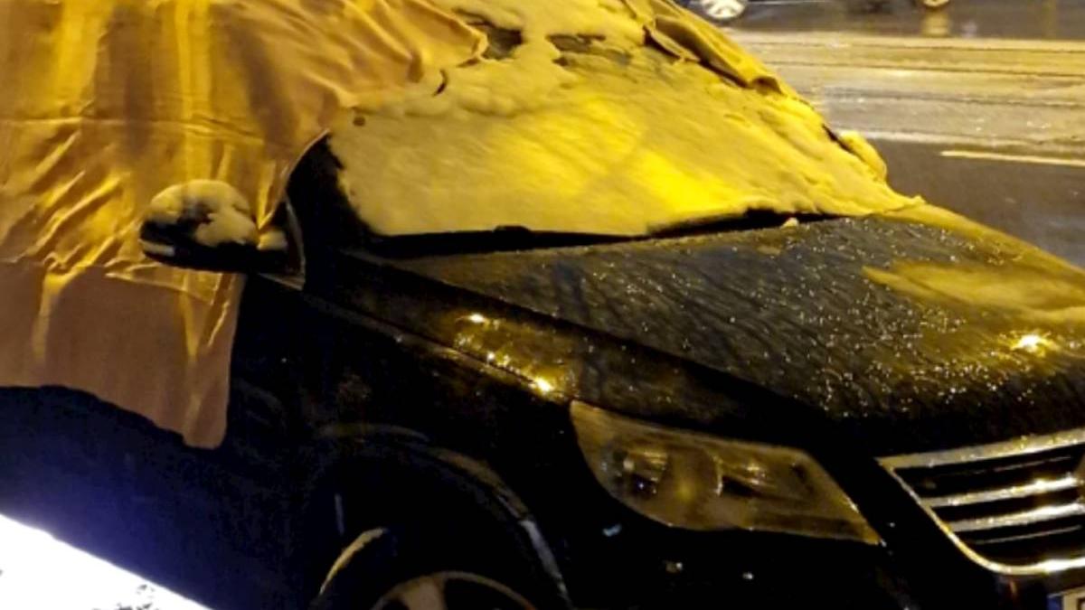 masina invelita bucuresti ninsoare