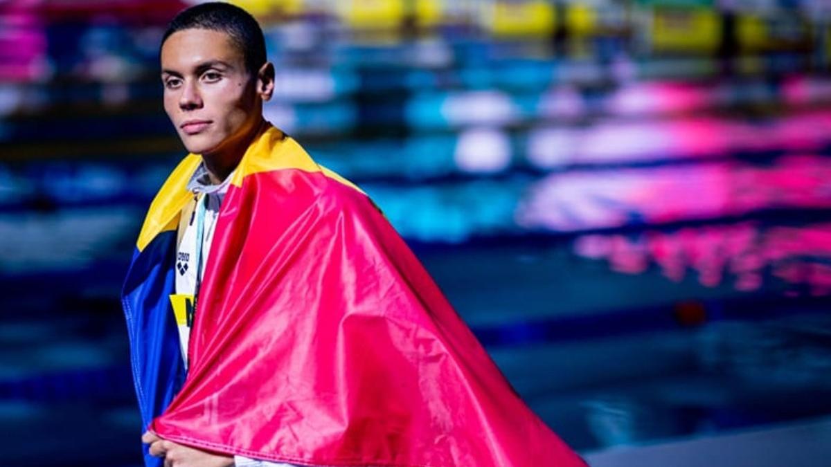 david popovici medaliat bronz finala proba 100 metri liber europene otopeni