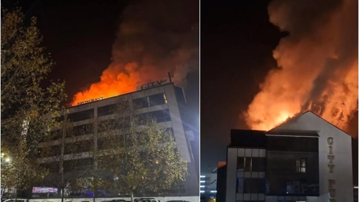 incendiu puternic hotel patru stele ploiesti persoane evacuate
