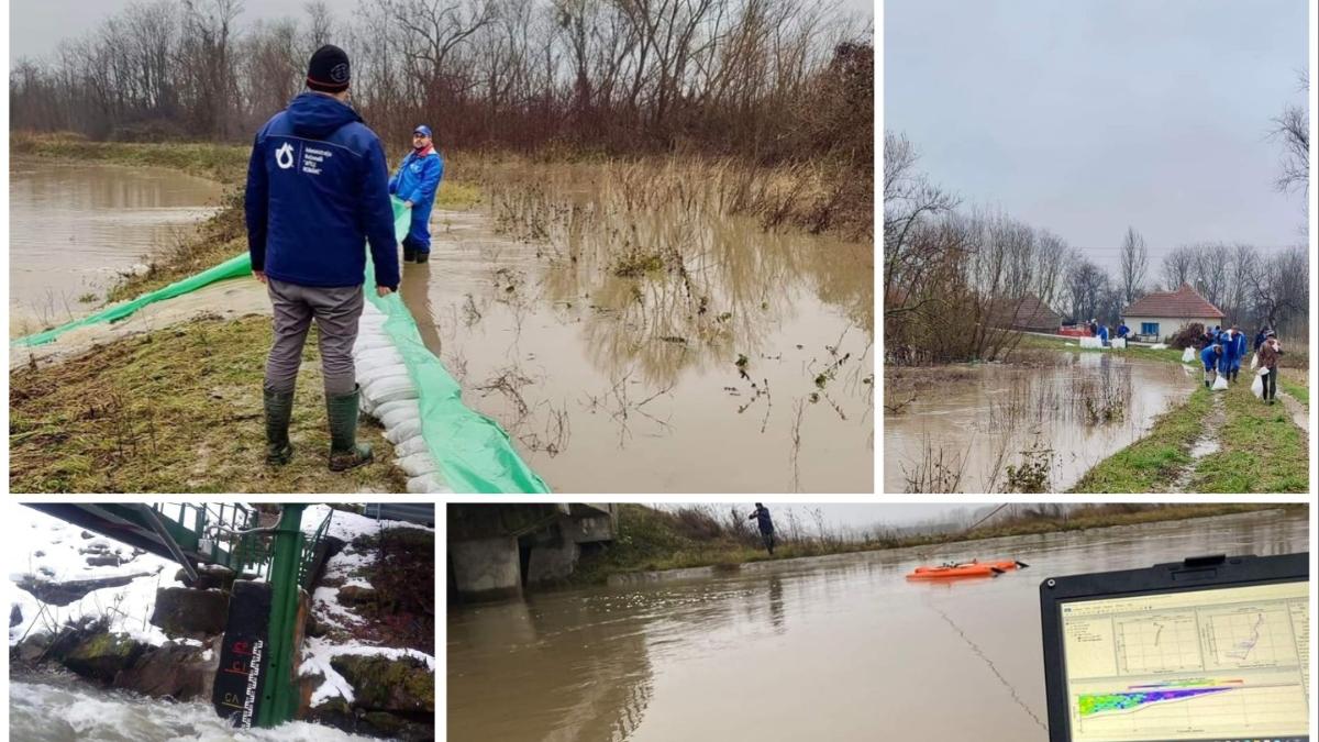 apele romane inundatii romania alerta