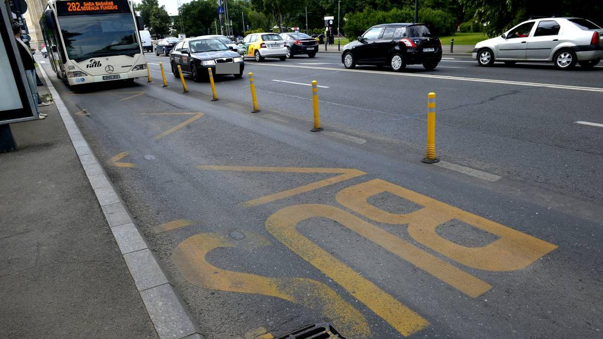 bucuresti benzi unice circulatie transport public
