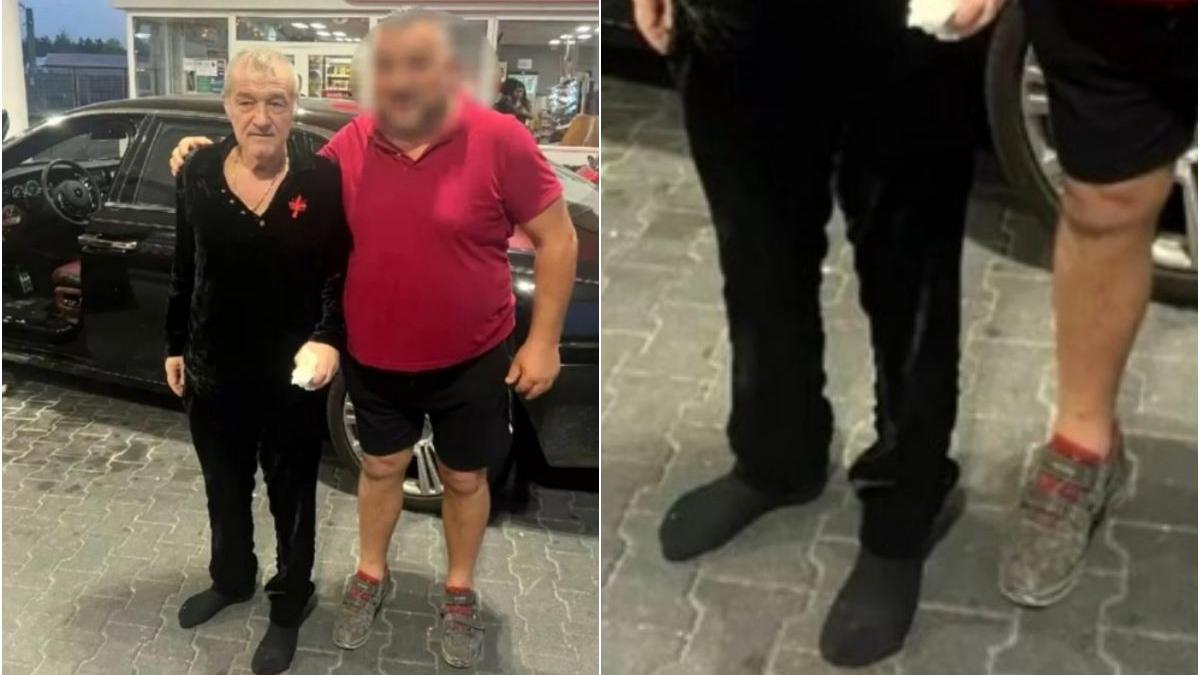 gigi becali filosofia fin sosete volan patron fcsb conduce masina lux fara pantofi