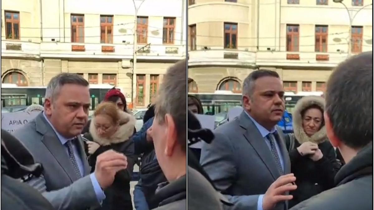 ministrul agriculturii confruntare strada protestatari apia