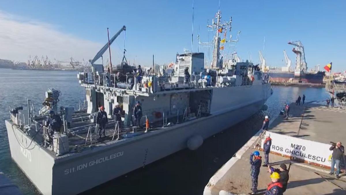 vanator de mine hms blyth constanta rebotezat ion ghiculescu program 150 milioane euro