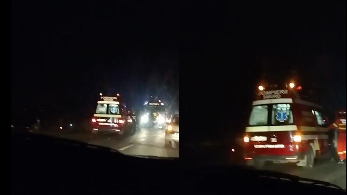 microbuz rasturnat dambovita accident plan rosu