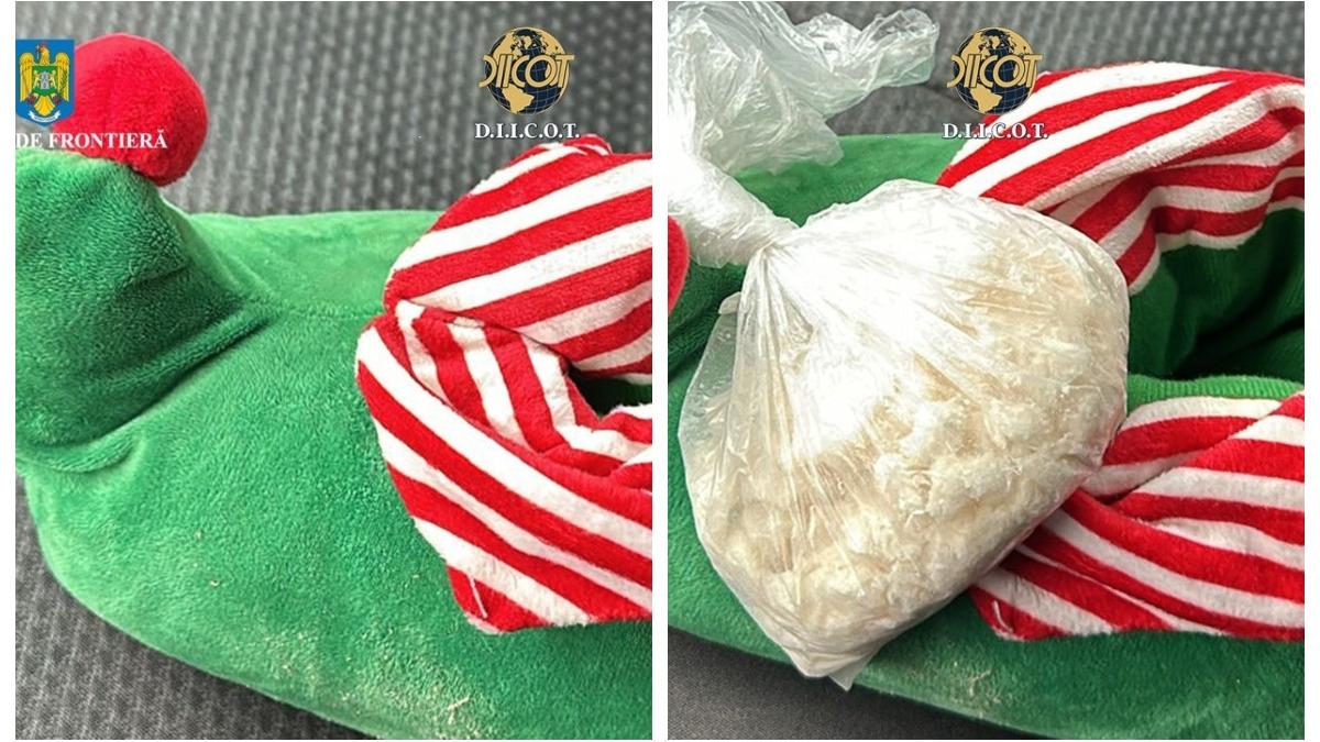 droguri ascunse papuci de casa control frontiera