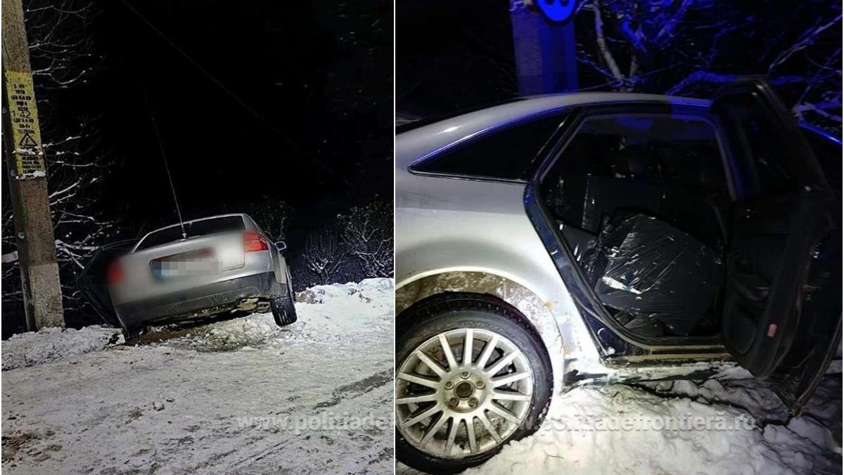 urmarire focuri arma accident zapada masina botosani