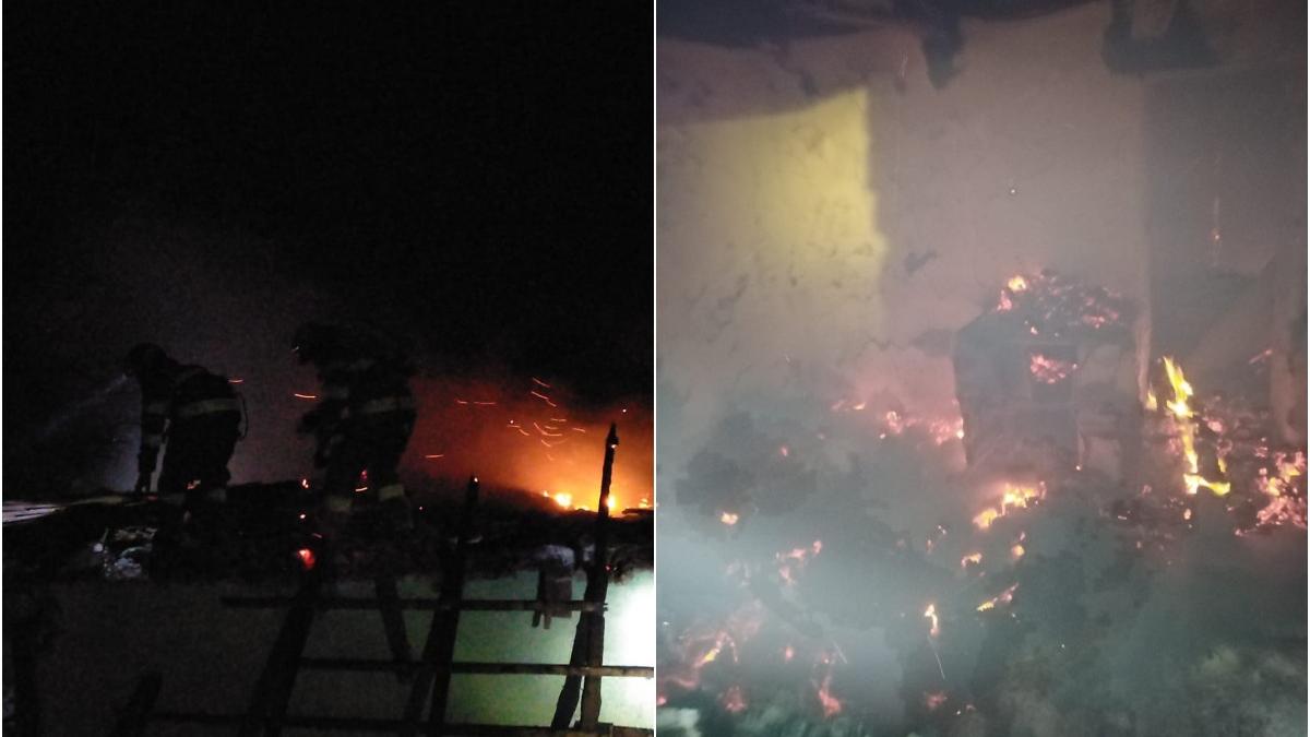 barbat nevazator mort carbonizat casa flacari cosca vaslui