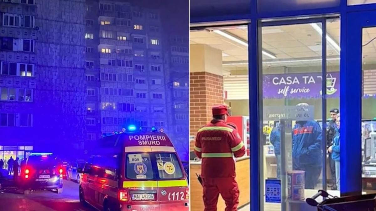 trei tineri scandal supermarket timisoara batut paznic