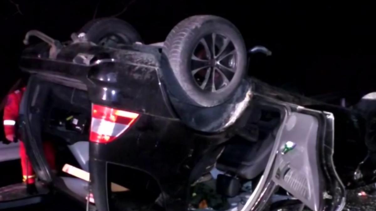 accident mehedinti sofer viteza stalp