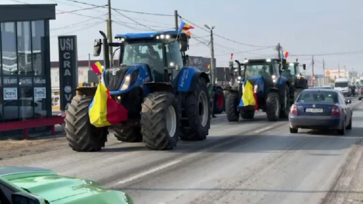 protest transportatori fermieri romania trafic