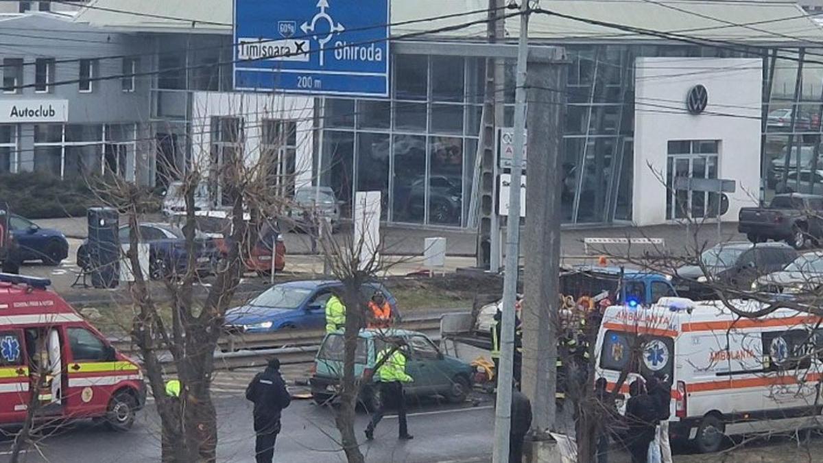 accident grav timisoara muncitori spulberati soferita 86 ani