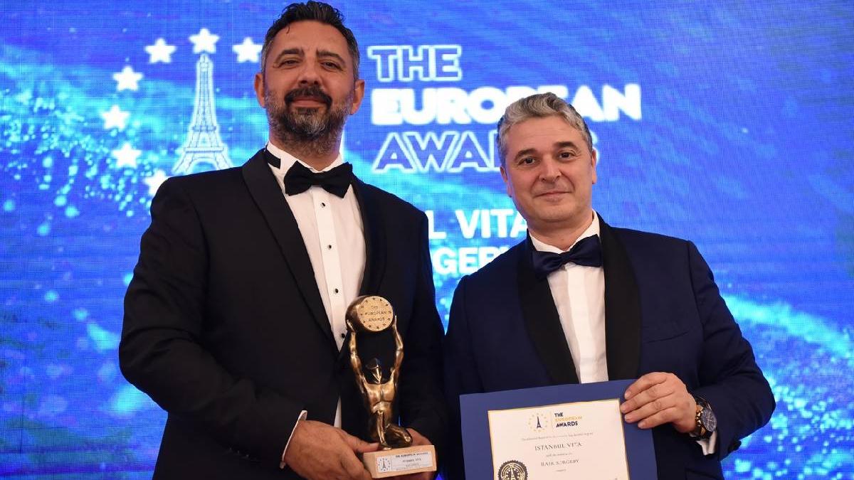 istanbul vita desemnata cea mai buna clinica de transplant de par la european awards 2023