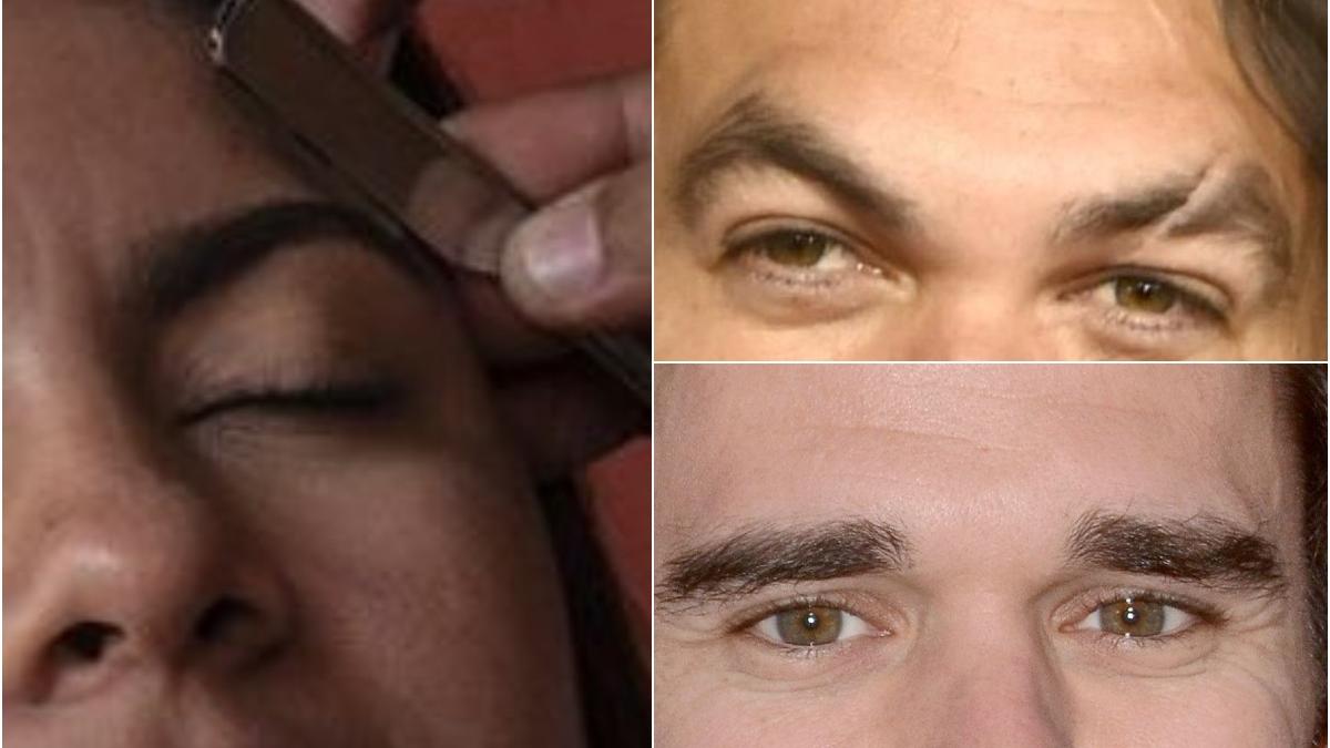 barbat se penseaza mi e scarba de el romanii ajusteaza sprancene coafor acasa