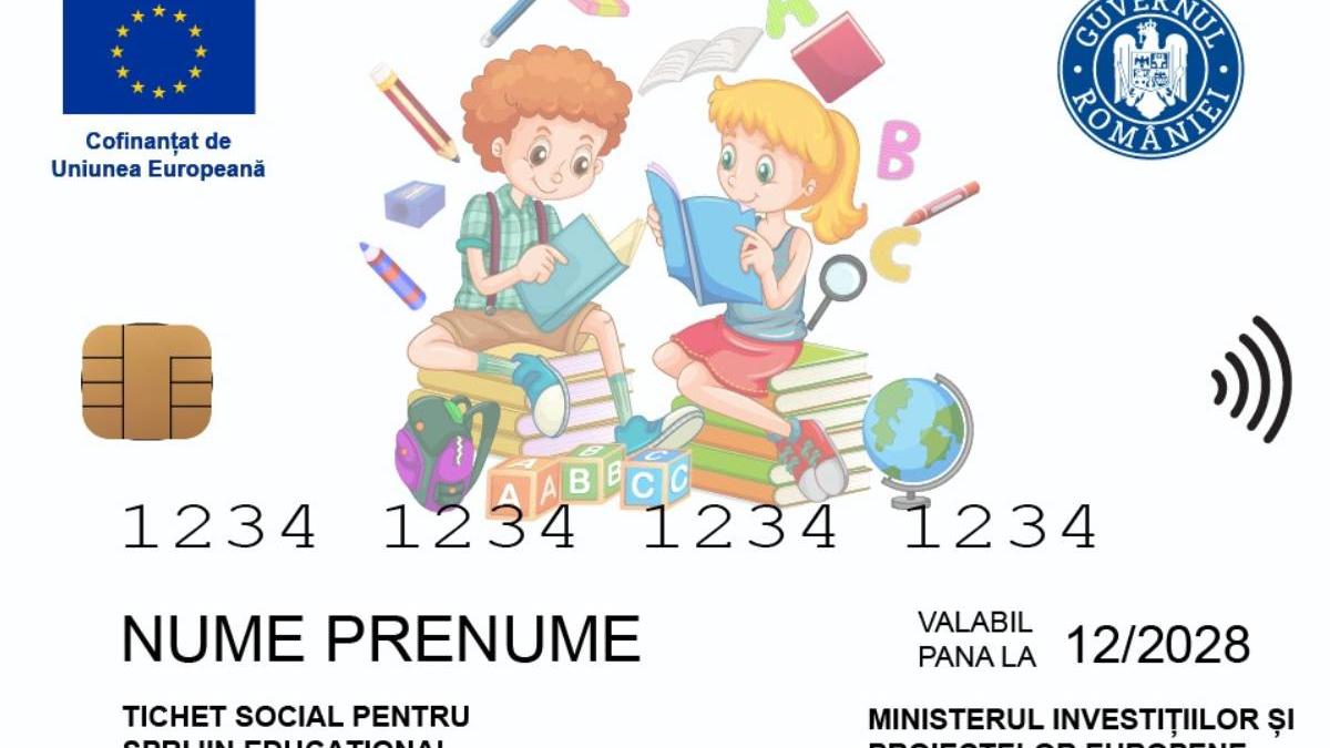 tichete educationale 500 lei incarcare ministerul educatiei