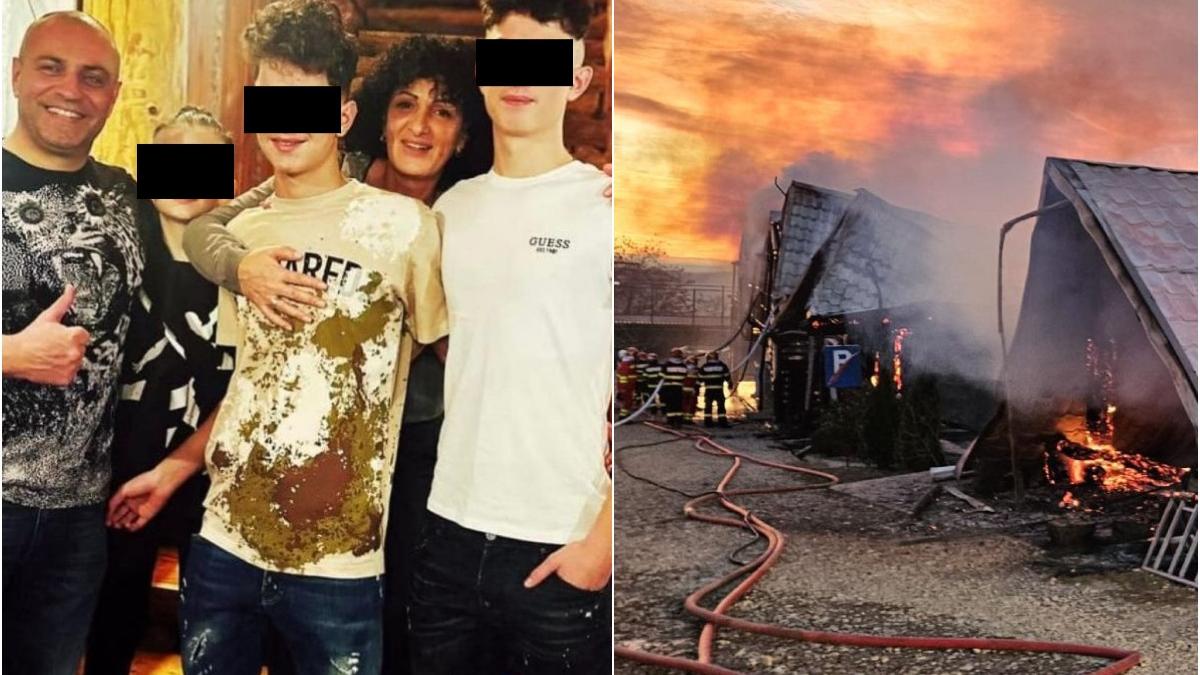 victime ferma dacilor inmormantare tata copii incendiu