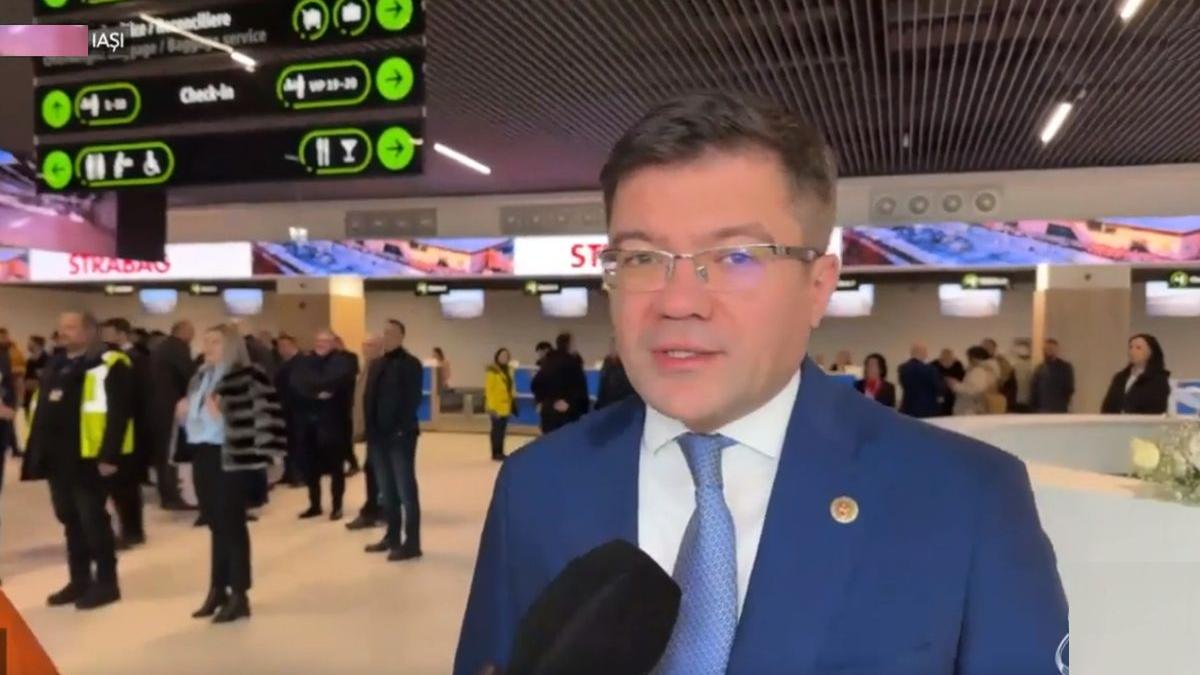 noul terminal aeroport iasi gata costel alexe autostrada aeriana