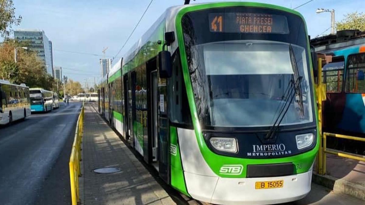 linia stb tramvai 41 noua statie linia stb tramvai 41 noua statie