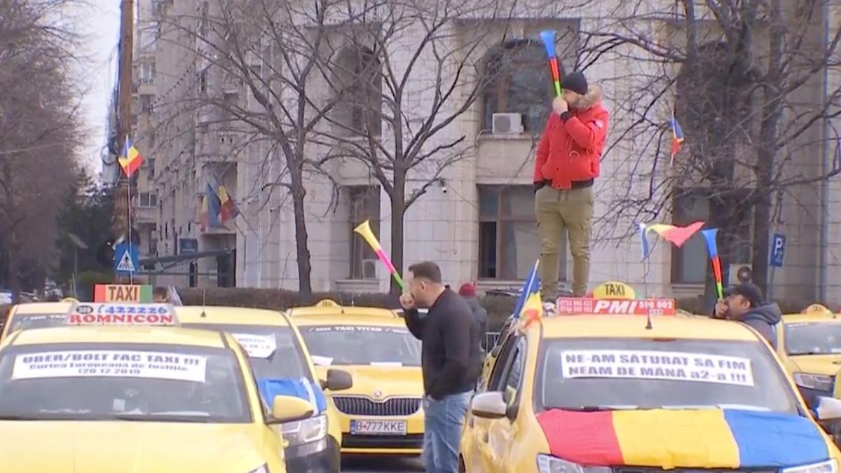 protest bucuresti taximetristi