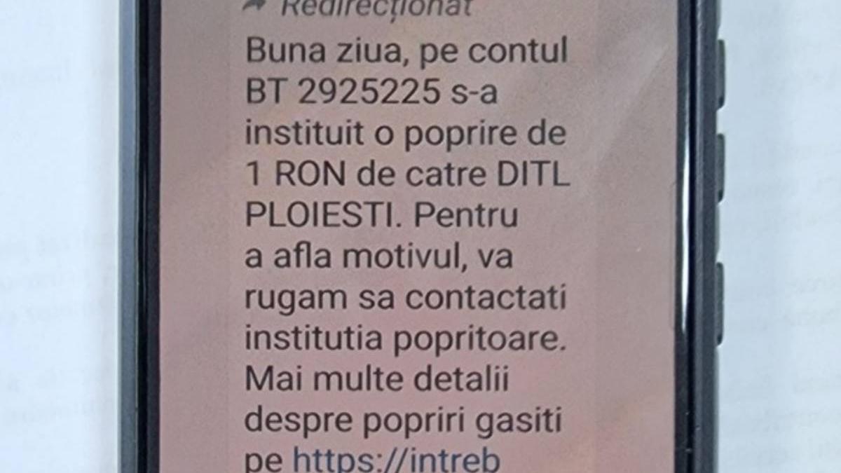 sms uri false poprire cont frauda online