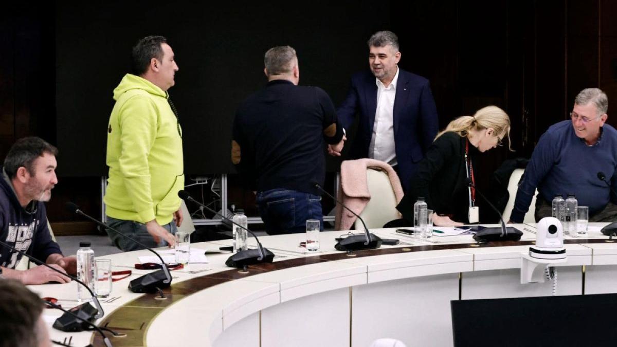 marcel ciolacu acord fermieri transportatori incetare proteste