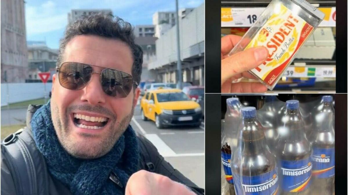 italian venit vizita romania uimit gasit supermarket