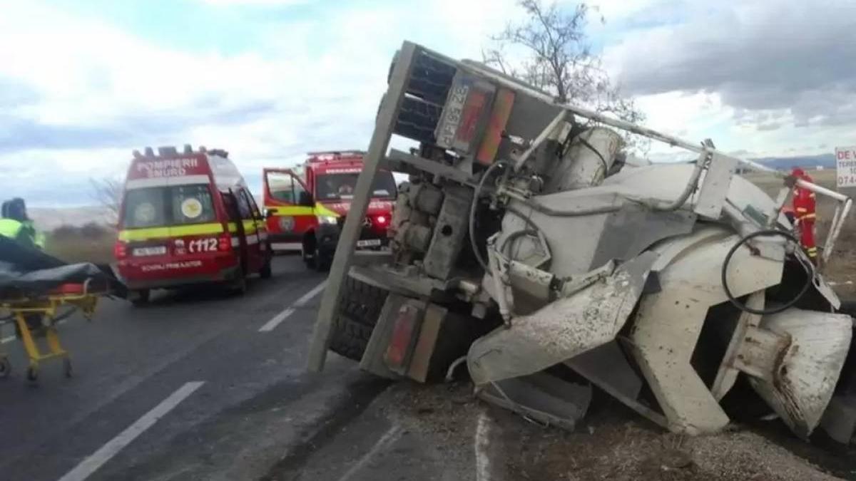 tanar mort rasturnat betoniera sosea buzau