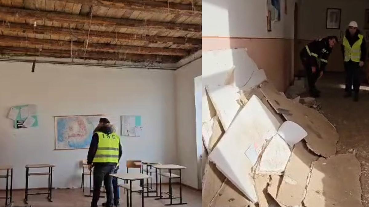 tavan sala clasa scoala sibiu prabusit elevi raniti
