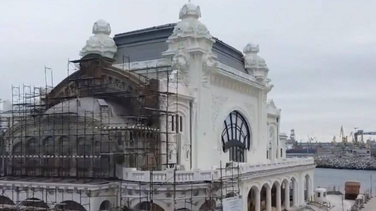 lucrari restaurare cazino constanta aproape finalizate