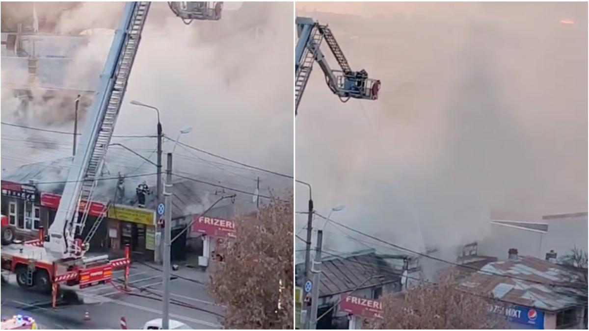 incendiu puternic soseaua antiaeriana bucuresti