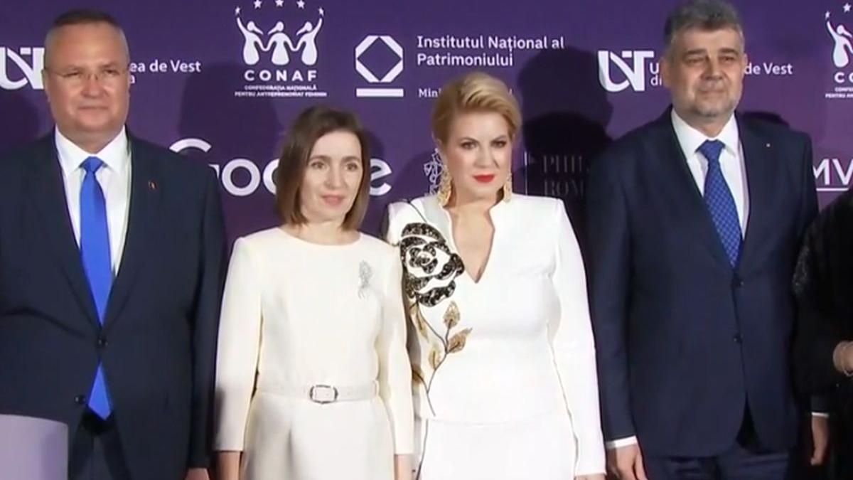 marcel ciolacu nicolae ciuca maia sandu eveniment ateneu roman patronaj parlament european