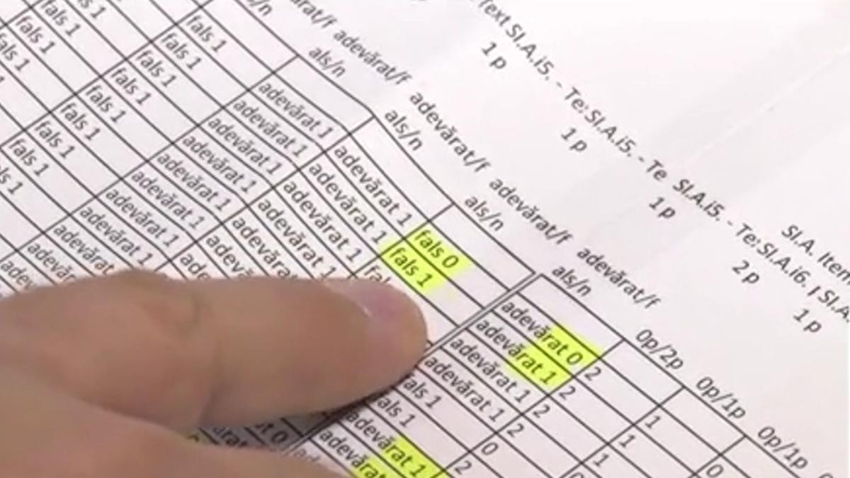 sistem digitalizat erori corectare punctaj simulare evaluare nationala 2024