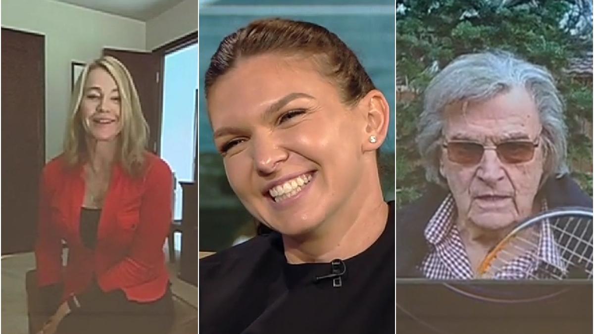 Nadia Comăneci și Florin Piersic, surpriză pentru Simona Halep, în direct la Antena 3 CNN