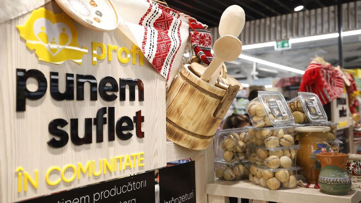 raftul cu bunatati locale in judetul olt