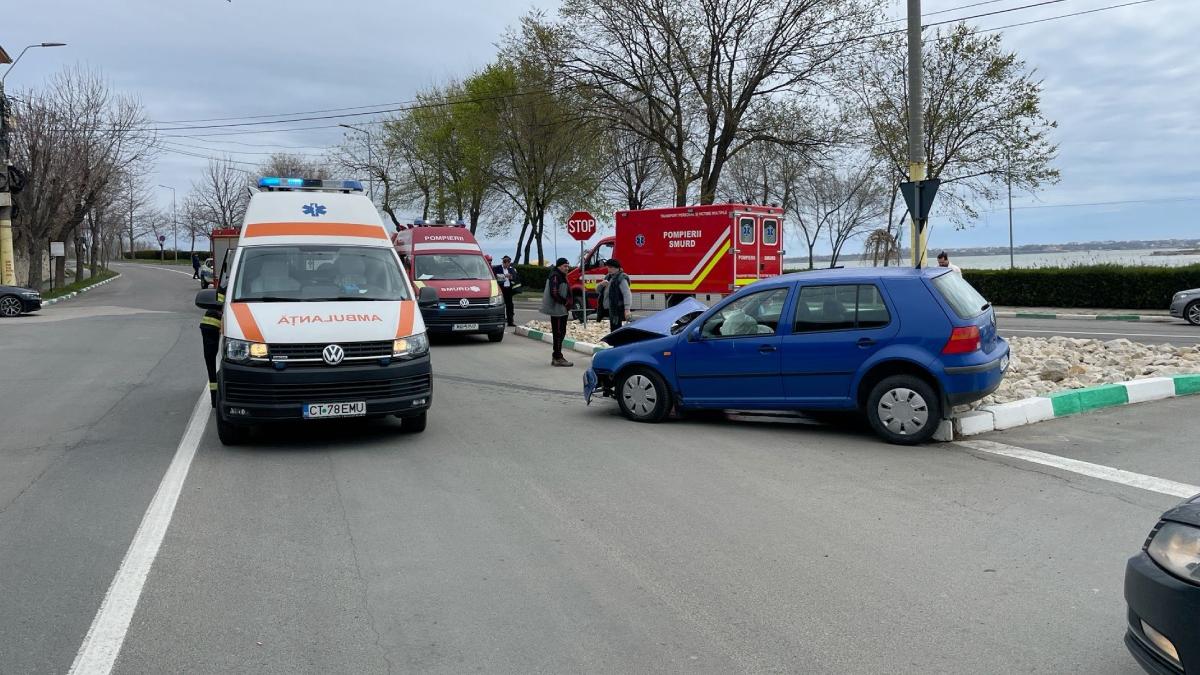 plan rosu activat accident microbuz copii masina techirghiol