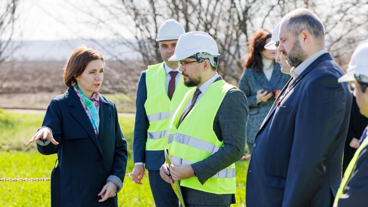 constructie linie uneste sistem energetic moldova romania maia sandu