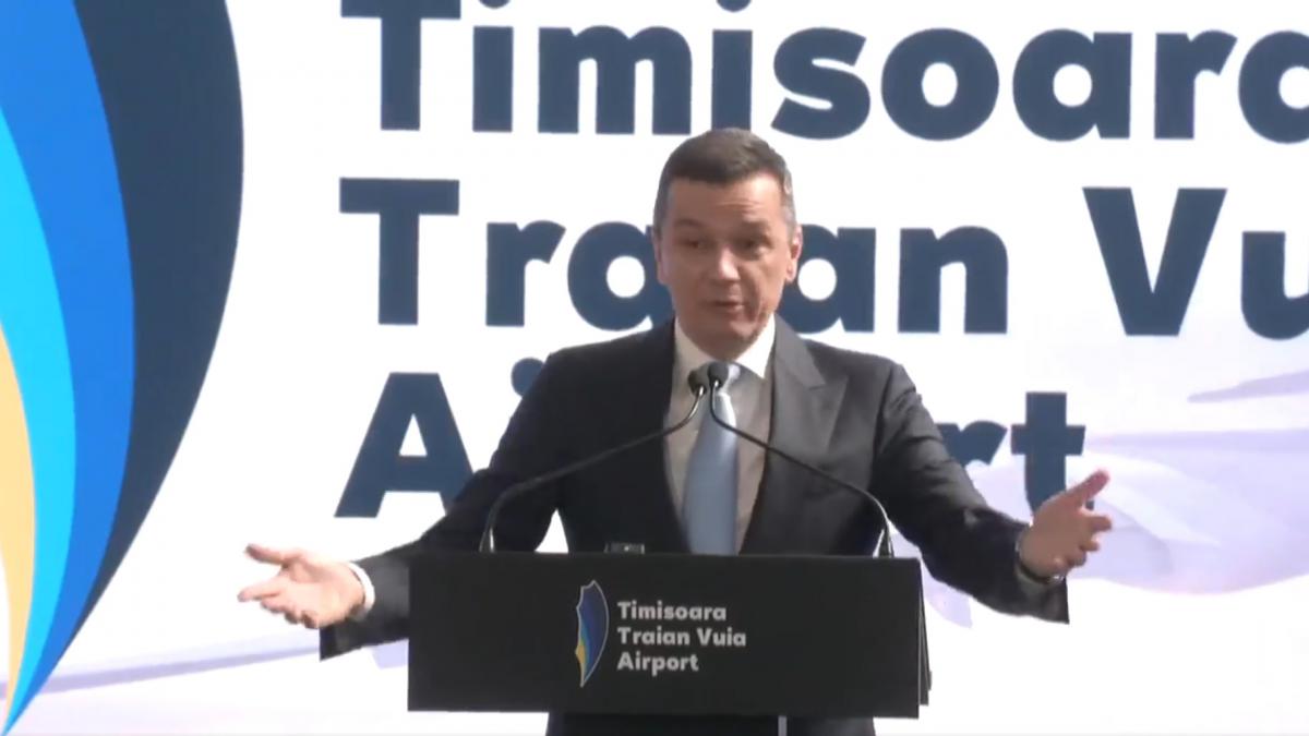 sorin grindeanu noul terminal aeroportul timisoara