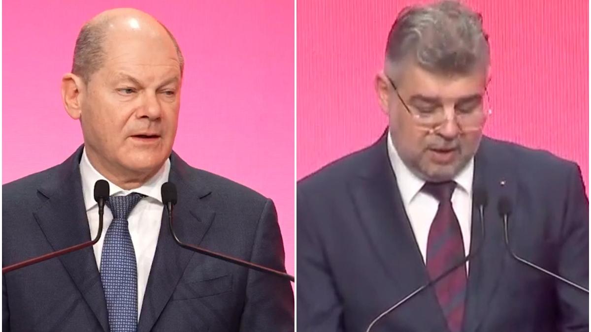 olaf scholz mesaj marcel ciolacu intalnirea liderilor partidului socialistilor europeni