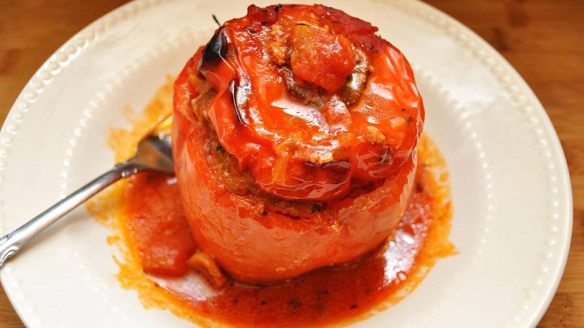 ardei umpluti post ciuperci reteta