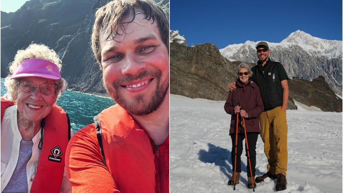 bunicuta 94 ani calatoreste in jurul lumii alaturi de nepot