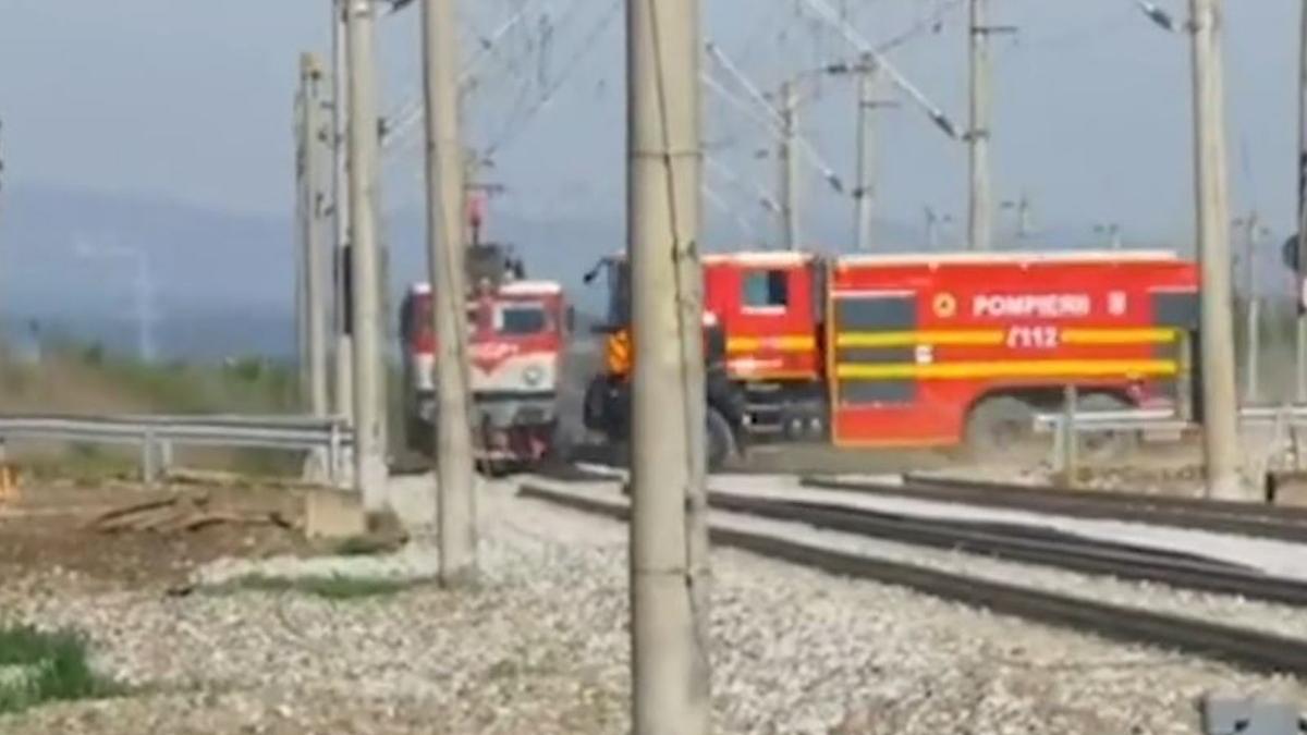 echipaj pompieri misiune tren sofer isu cluj cercetat disciplinar