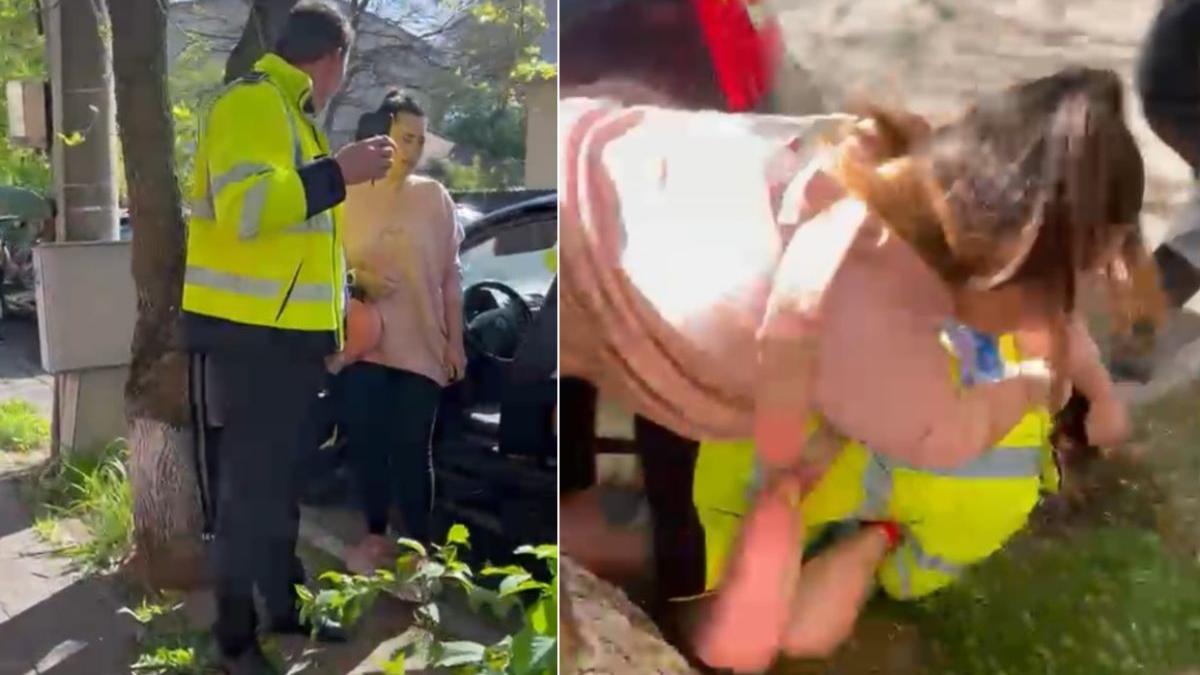 tanara bucuresti arest parcat gresit bataie politisti locali