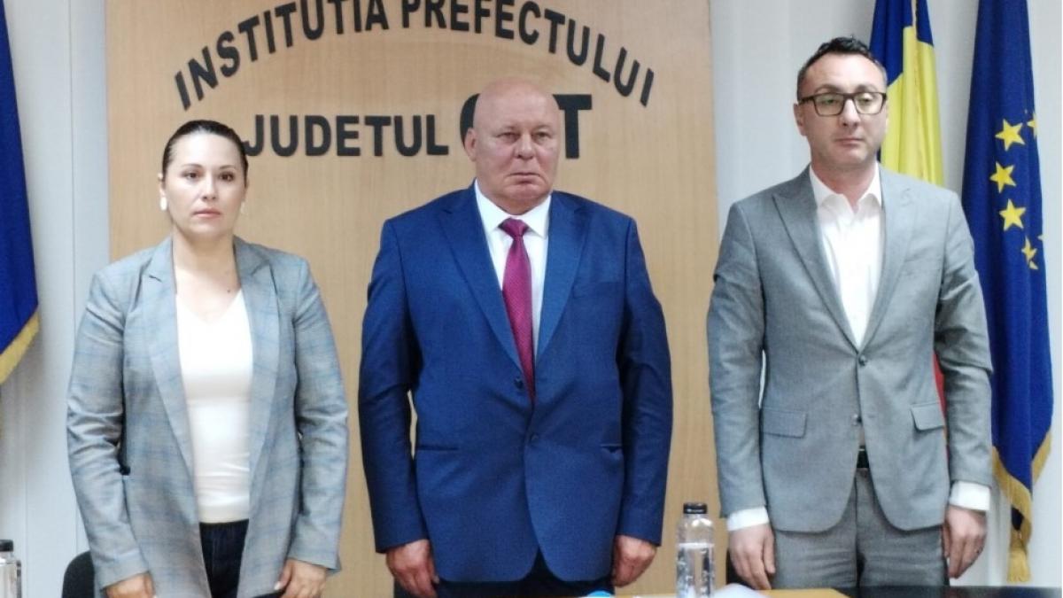 noul prefect olt stefan nicolae miting neautorizat