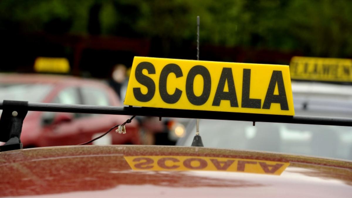 pieton lovit scoala de soferi