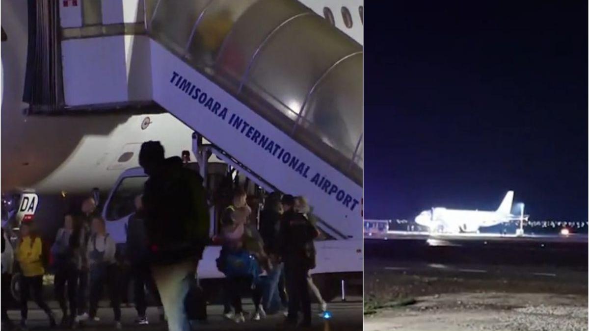 aterizare urgenta aeroport timisoara amenintare bomba